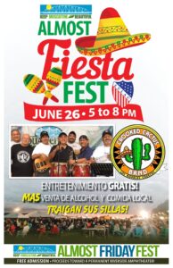Flyer promoting Almost Fiesta Fest 2025